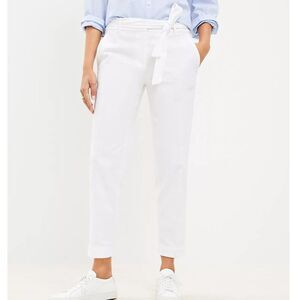 🌸✨Ann Taylor LOFT Devin Tie Waist Slim Pants in Twill – CURVY (NEW WITH TAG)✨🌸